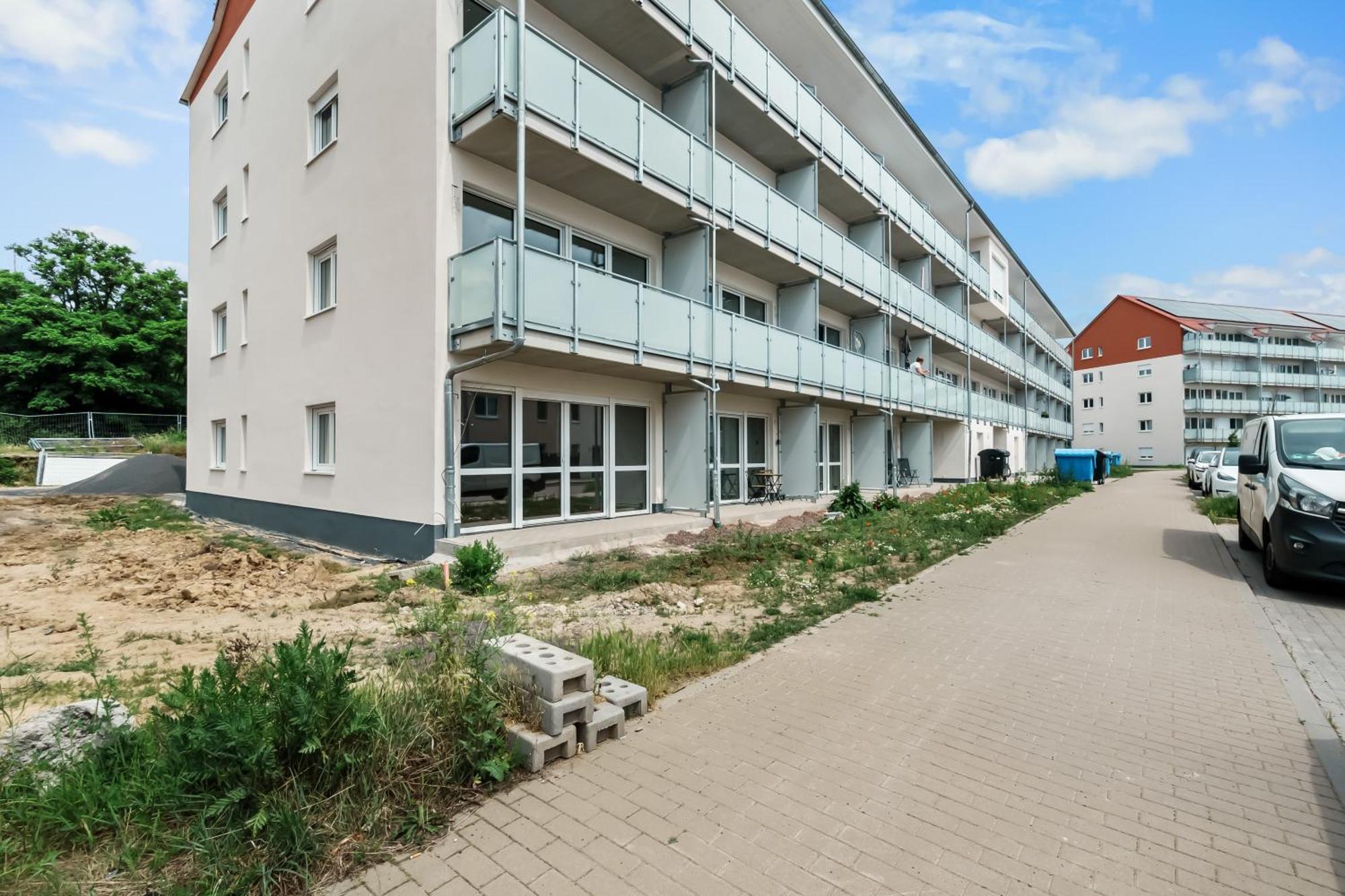 Apartamento Design Luxus, Vollausstattung, Neubau, 30Min Hbf Leipzig 8, Naehe Flughfaen, Bmw, Dhl, Amazon Schkeuditz Exterior foto